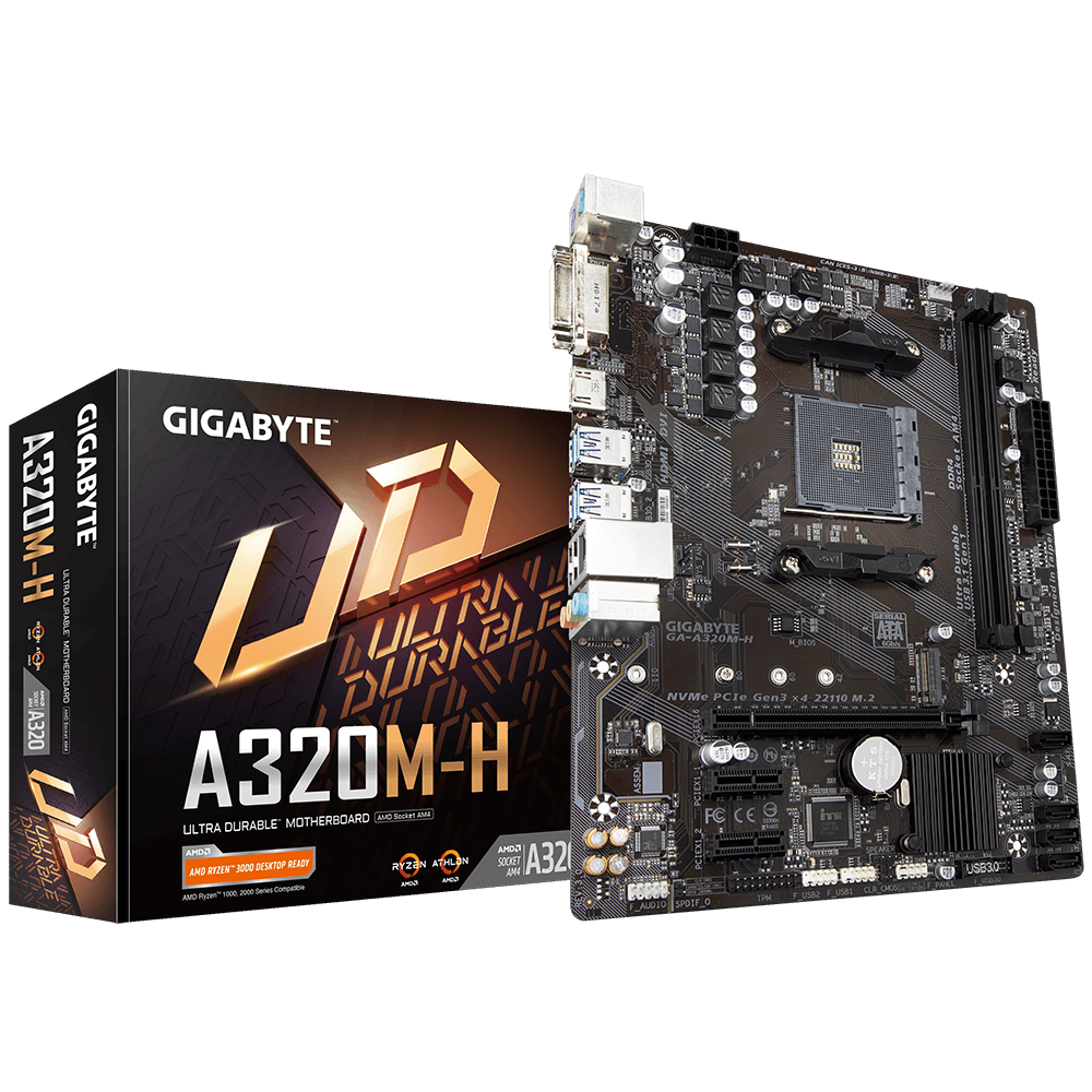 Gigabyte ga a320m h не включается